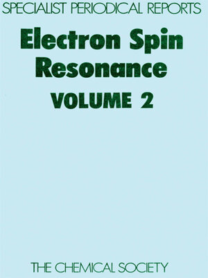 cover image of Electron Spin Resonance